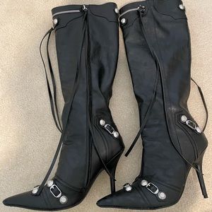 SOLD-Stiletto Knee High Boots Size 37